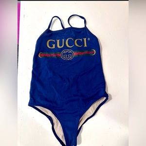 Gucci Navy blue Swimsuit Girls Size 6